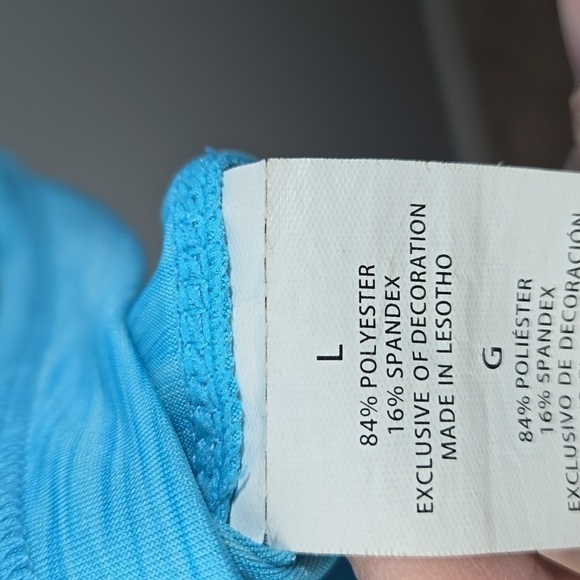 Hind running long sleeve blue and pink shirt - Picture 6 of 6